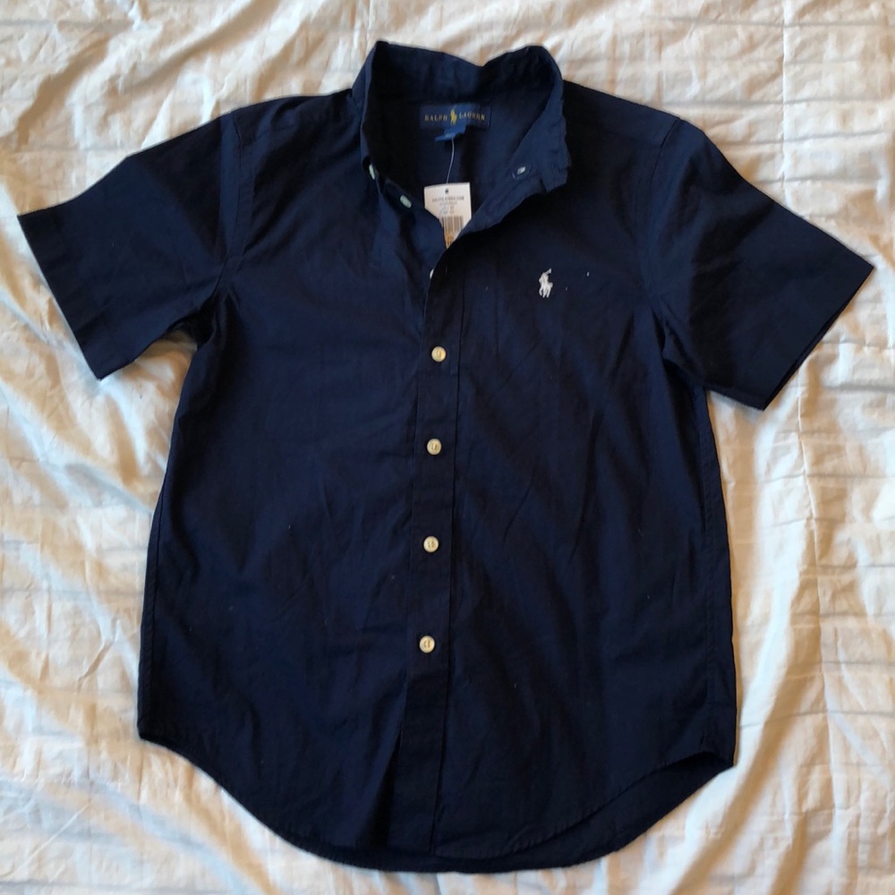 Ralph Lauren navy blue button down